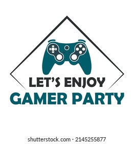 Video Game vector and illustration. You can use it on T-shirts, logo, mugs, bags etc.