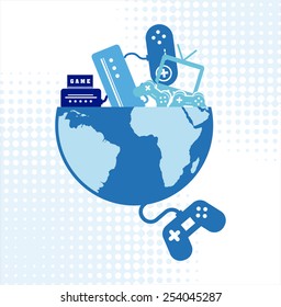 video gamers design, vector illustration eps10 graphic 