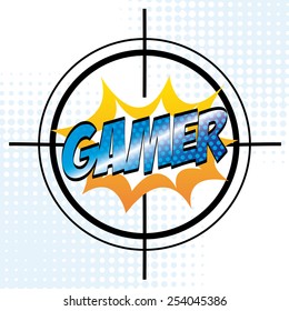 video gamers design, vector illustration eps10 graphic 