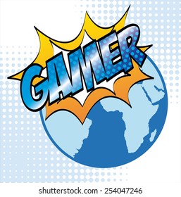 video gamers design, vector illustration eps10 graphic 