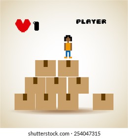 video gamers design, vector illustration eps10 graphic 