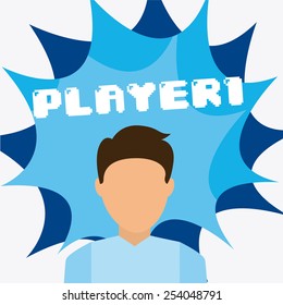video gamers design, vector illustration eps10 graphic 