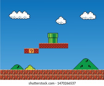 video games background vector design