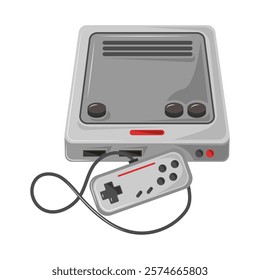 video games console and controller isolated