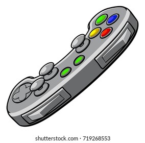 A video games console controller pad icon