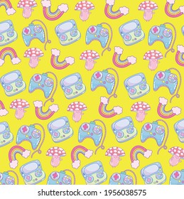 video games control console background