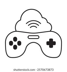 video games controller isolated icon