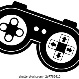 Video Games design over white background, vector illustration