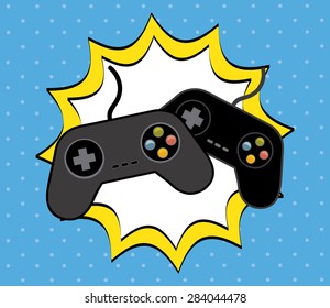 video games design, vector illustration eps10 graphic 