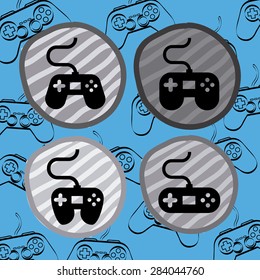 video games design, vector illustration eps10 graphic 