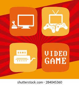 video games design, vector illustration eps10 graphic 