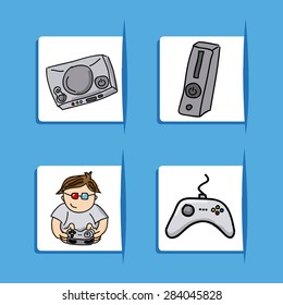video games design, vector illustration eps10 graphic 