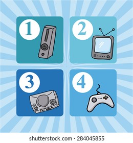 video games design, vector illustration eps10 graphic 