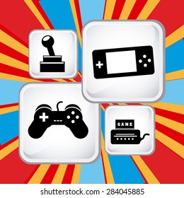 video games design, vector illustration eps10 graphic 