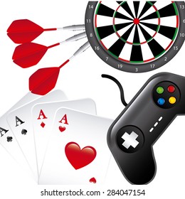 video games design, vector illustration eps10 graphic 