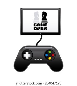 video games design, vector illustration eps10 graphic 