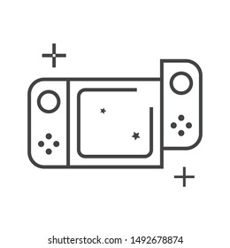 Video games icon  .linear style sign for mobile concept and web design. simple line vector set icon.