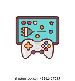 Video Games icon in vector. Illustration