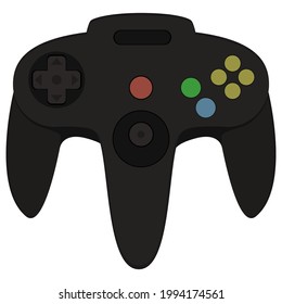 Video games joystick icon, vector image, video games day