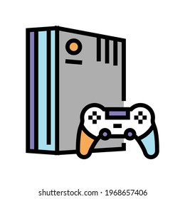 video games mens leisure color icon vector. video games mens leisure sign. isolated symbol illustration