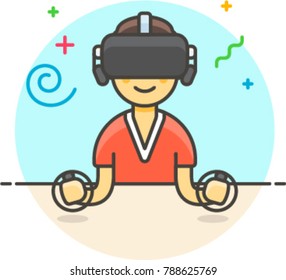 Video Games- Multicolor Icon
