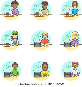 Video Games- Multicolor Icon Set