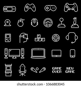 Video games related icons