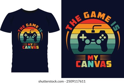Video games related t-shirt design. video game controller illustration. game controller vector for printing items