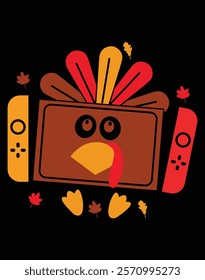 Video Games Thanksgiving Turkey Gamer