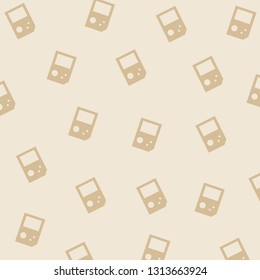 Video games vintage pattern console for your illustration 