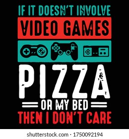 Video Gaming T Shirt Design