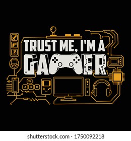 Video Gaming T Shirt Design