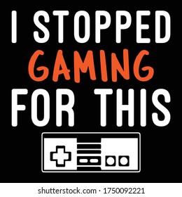 Video Gaming T Shirt Design