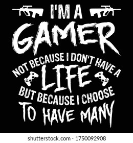 Video Gaming T Shirt Design