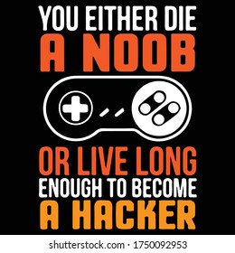 Video Gaming T Shirt Design