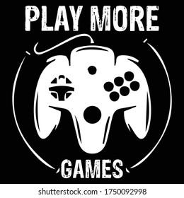 Video Gaming T Shirt Design