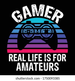 Video Gaming T Shirt Design