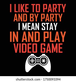 Video Gaming T Shirt Design