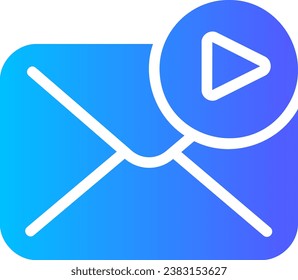 video gradient icon illustration vector