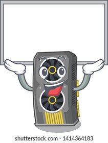  video graphics card with board in the air mascot