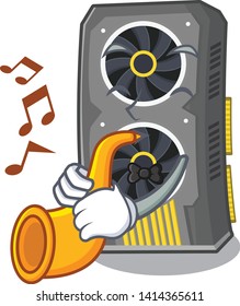  video graphics card with trumpet  PC character
