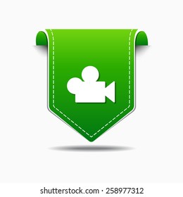 Video Green Vector Icon Design