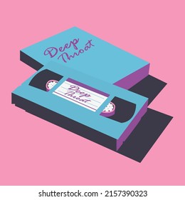 Video Home System suitable for vintage  themed illustration 