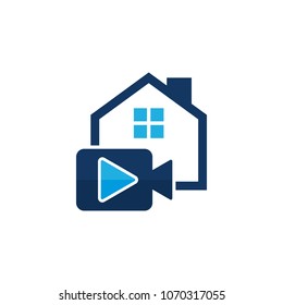 Video House Logo Icon Design