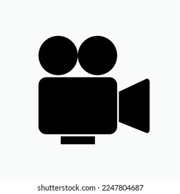 Video Icon. Available Movie, Record Symbol.