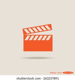 video icon cinema sign