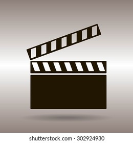 video icon cinema sign