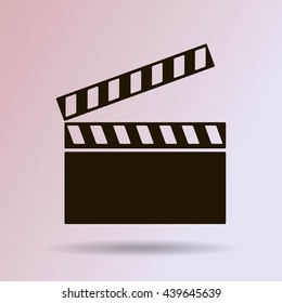 video icon cinema sign