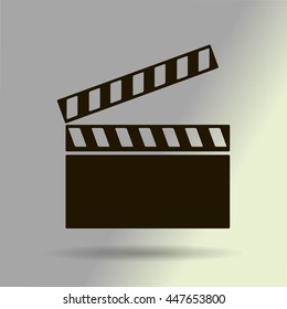 video icon cinema sign