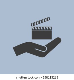 video icon cinema sign